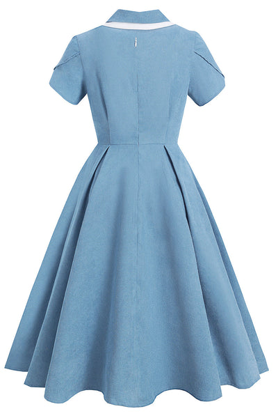 Vintage 50's Style Blue Dress
