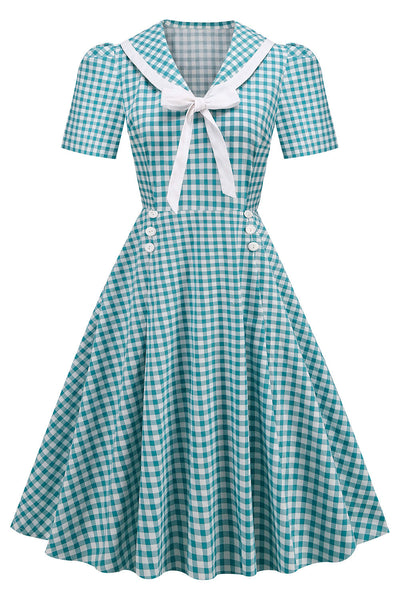 Vintage Dress With Bow Tie