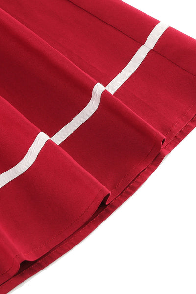 Vintage 50s V-Neck Pin Up Dress