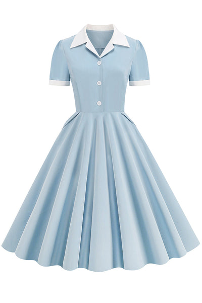 Casual Vintage Swing Dress