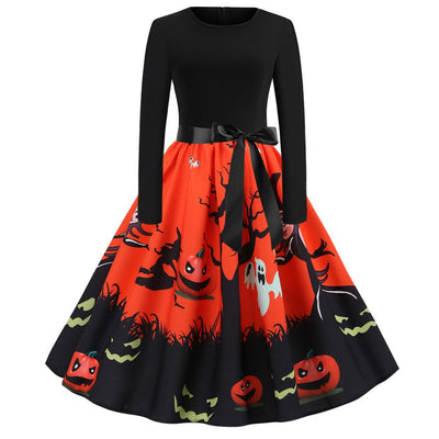 Halloween Spirit Rockabilly Dress