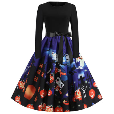 Halloween Spirit Rockabilly Dress