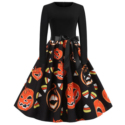 Halloween Spirit Rockabilly Dress