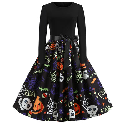 Halloween Spirit Rockabilly Dress