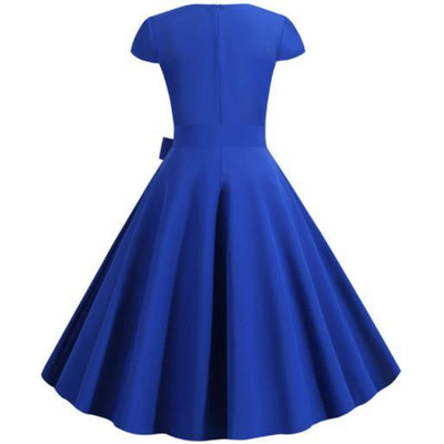 Vintage 50s Dress Blue
