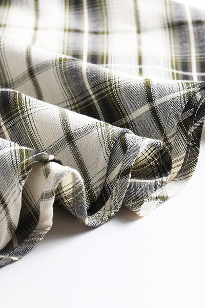 Vintage 50s Plaid Swing Dress