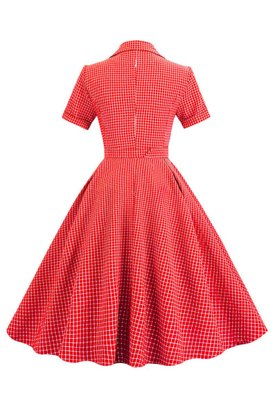 Vintage 50's Plaid Dress