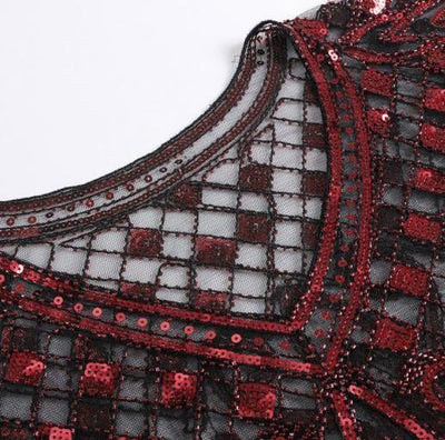 Red Gatsby Shawl
