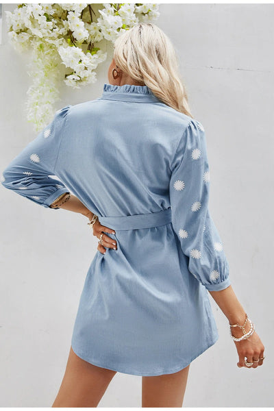 Light Blue Vintage Mini Dress