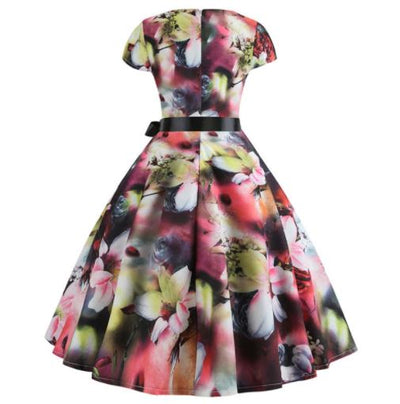 50s Floral Dress