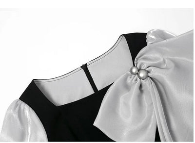 Petite Black Vintage Dress