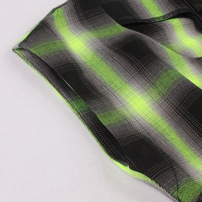 Sleeveless Vintage Plaid Dress