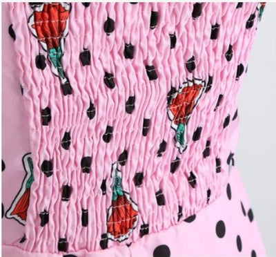 Vintage Polka Dot Dress