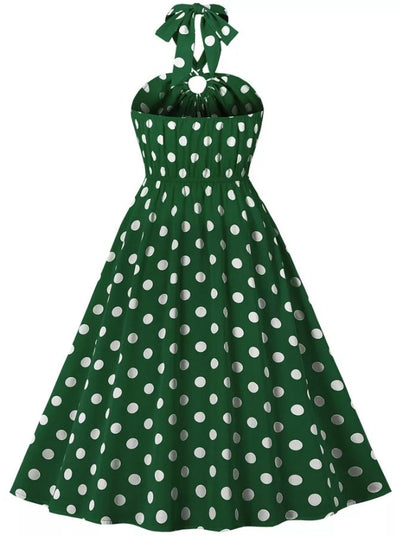 Apple Green 50s Pin Up Dress