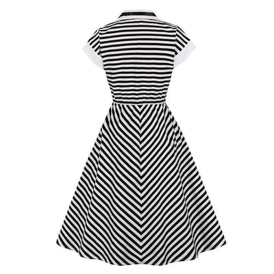 50s Striped Dress