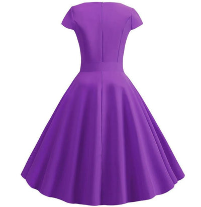 Purple Vintage 60s Dress
