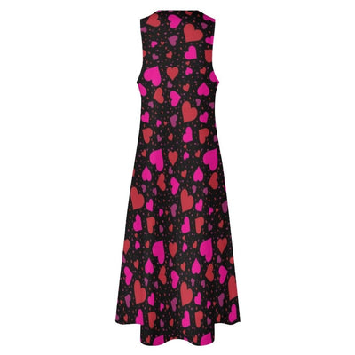 Chic Heart 70s Dress