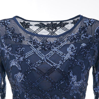 Vintage Blue 20s Dress