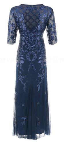 Vintage Blue 20s Dress