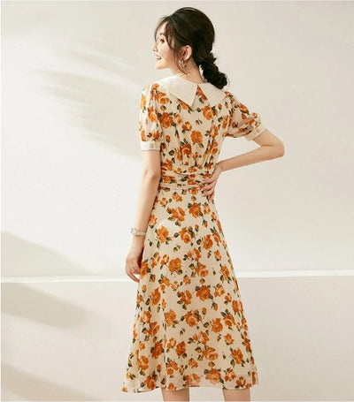 40s Vintage Floral Dress