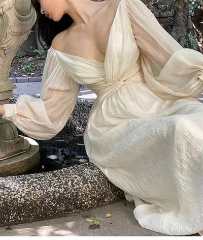 40s Vintage Ruffle Dress