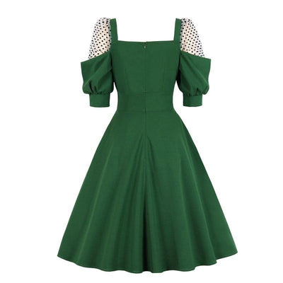 Women's Green 50s Dress