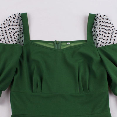 Women's Green 50s Dress
