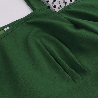Women's Green 50s Dress