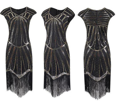 Zlaté šaty z Charlestonu 20. rokov