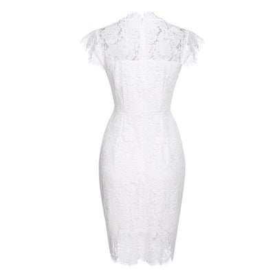 60s Lace Wedding Dress