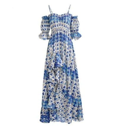 Blue Vintage Evening Dress