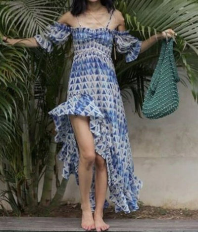 Blue Vintage Evening Dress