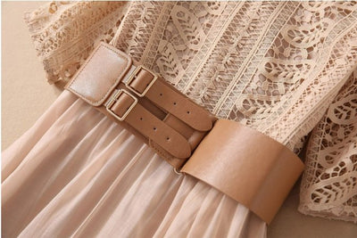 Vintage Pale Pink Lace Dress