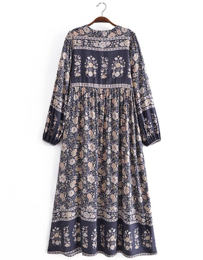 70s Floral Shift Dress