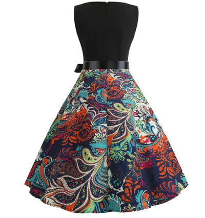 50s Party Flare Dress