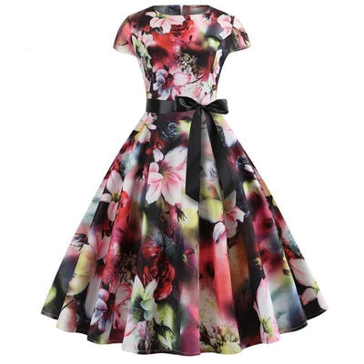 50s Floral Dress