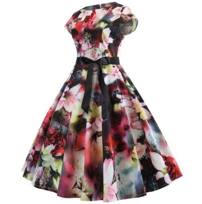 50s Floral Dress