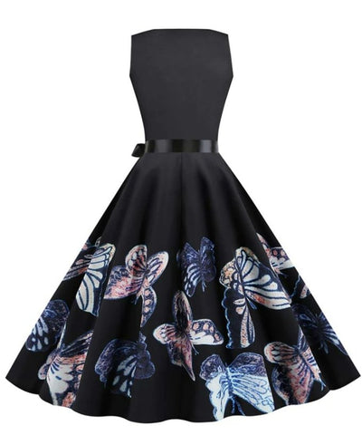 Violet Vintage Flare Dress