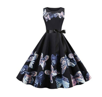 Violet Vintage Flare Dress