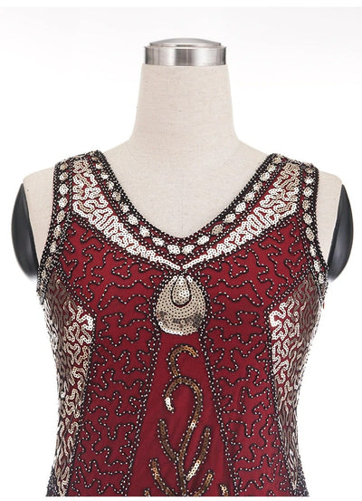 Gatsby Dress - Charleston Red