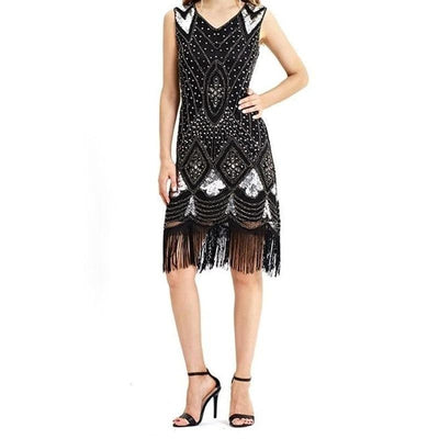 Black Gatsby Chic Dress