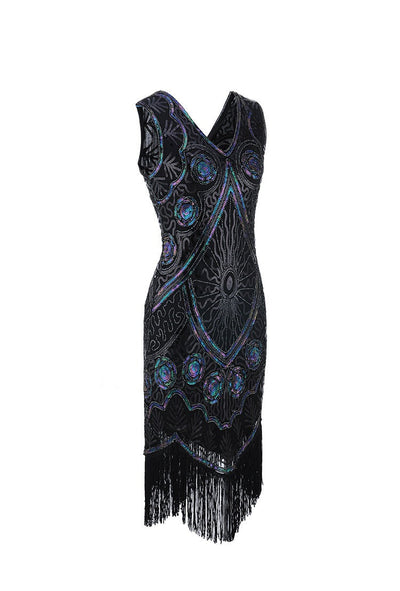 Black Short Gatsby Dress