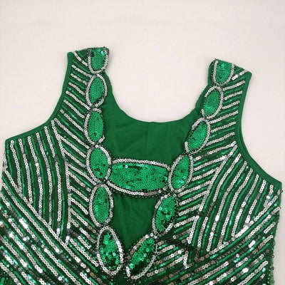 Green Short Gatsby Dress