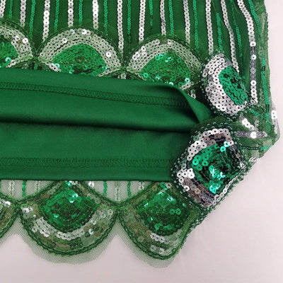Green Short Gatsby Dress
