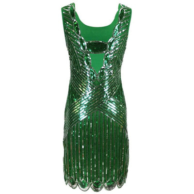 Green Short Gatsby Dress