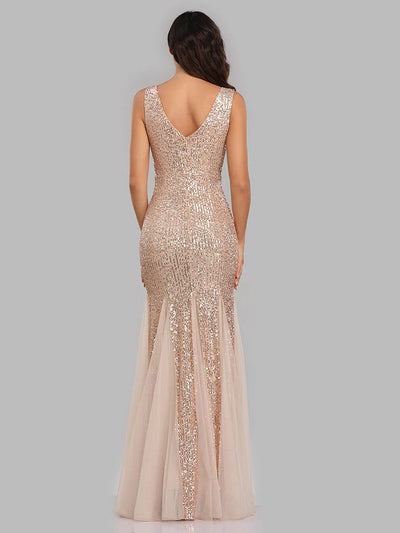 Gatsby Wedding Dress - Champagne
