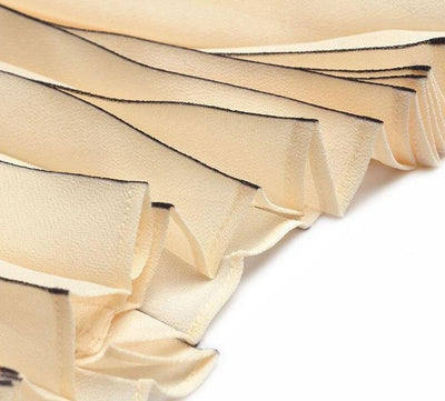 Beige 1940s Maxi Dress