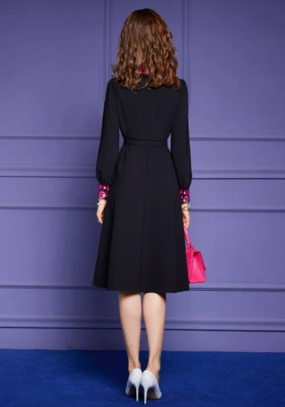 Long Vintage Floral Dress