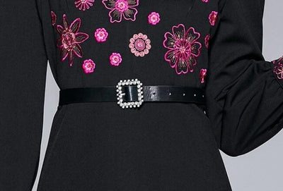 Long Vintage Floral Dress