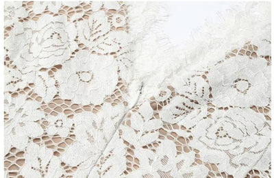 Vintage White Lace Wedding Dress